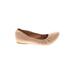 J.Crew Factory Store Flats: Slip On Wedge Classic Tan Print Shoes - Women's Size 8 - Round Toe