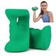 HXD-ERGO Neoprene Dumbbells, Women's Neoprene Dumbbells Set of 2 for Strength Training Yoga Pilates Gymnastics Boxing, 1.4 kg/1.8 kg/2.3 kg/2.7kg/3.2kg/3.6kg, Green