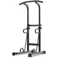 Multifunctional Squat Rack Pull Up Dip Station Barbell Rack Adjustable Squat Stands Power Weight Bench Support Weight Lifting Exercise Equipment Barbell Rack, Max.Load 250 Kg