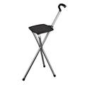 Folding Crutches Chair Walking Legs Cane Stool Outdoor Elderly Walking Stick Stool Ultralight Anti-slip Multifunctional Crutch Stool Family