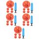 TOYANDONA 5 Sets Inflatable Basketball Inflatable Beach Ball Kids Mini Gifts Mini Beach Ball Bouncy Balls Bulk Kid Toy Stress Ball Basketball Toys Pvc Child Basketball Hoop Elastic