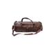 MOJICH Men's Leather Duffel Travel Gym Sports Overnight Weekend Leather Bag, Dark Brown, Classic