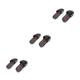 Beavorty 3 Pairs Clear PVC Gift Bag Healthcare Massage Slippers Foot Massager Shoes Foot Massage Slippers Foot Massage Insoles Agate Massage Slipper Massagers for Feet Sandals