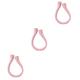 Beavorty 3 Pcs U-Shaped Warm Water Bag Sturdy Hot Water Bag Neck Hot Water Bottle Neck Hot Water Bag Neck Hot Water Tube Neck Shoulder Water Bag Water Bags Pink Pa Gift Cervical Spine