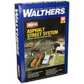 Walthers Cornerstone Series Kit 933-3194 Walthers Cornerstone HO Scale Model Full Set Asphalt Street System (-) 1:87