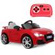 COSTWAY 12V Kids Ride On Car, Audi Licensed Electric Vehicle Toy with Remote Control, Lights, Music, MP3 and USB, Battery Powered Ride on Gift for Boys Girls (Red)