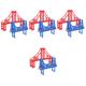 ibasenice 8 Pcs Train Track Toys Models Trains Train Track Model Diy Toy Model Train Accessories Toy Train Bridge Replacement Decorative Bridge Model Diy Train Accessory Pretend Plastic Bulk