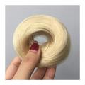 Fake Hair Bun 1/2 Pack Women's Hair Bun Messy Bun Donut With Elastic Rubber Band Elastic Band Ponytail Hair Extensions Hair Bun Hair Accessories (Size : 2 Piece, Color : 613 Light Blonde)