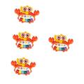 FAVOMOTO 4pcs Crab Electronic Keyboard Crab Toys for Kids Childrens Toys Kids Piano Cartoon Piano Toy Portable Musical Toy Musical Baby Plaything Interactive Piano Toy Musical Baby Toy