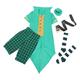 FAVOMOTO Outfit Fancy Clothes Tops Pants Girl Outfits Hats for Kids Irish Hat Toddler Hat Fancy Hat Leprechaun Costume Halloween Kids Costume St. Patrick's Costume Bow Tie Child Stocking