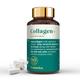 Vegan Collagen Complex 60 Capsules - Natural Skin & Hair Supporting Nutrients | Sea Kelp, Blueberry Extract, Bamboo Extract, Turmeric, Hyaluronic Acid | Vitamin C, Vitamin E, ZinC - Non GMO