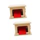 Vaguelly 2pcs Science and Educational Toys Wooden Baby Toys Toys 0-6 Months Baby Wooden Toys Kids Training Toys Childrens Toys Baby Toys 12-18 Months Wooden Box Coin