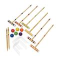 Sharplace Sport Outdoor Croquet Set Lawn Croquet Game Set 2 Ending Stakes 6 Doors Croquet Set for 6 Players for Family Gatherings