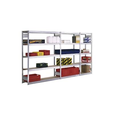 PROREGAL Weitspannregal FALKE | Medium-Duty | Grundregal | HxBxT 300x87x60cm | 7 Ebenen | Fachlast 250kg | Verzinkt Image