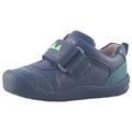 Start-rite Dino Foot 0829-9 Navy Dino Leather Boys First Shoes G-Wide 6 Child