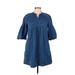 m.i.h Jeans Casual Dress - Popover: Blue Dresses - Women's Size Medium