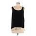 Club Monaco Sleeveless Blouse: Black Tops - Women's Size Large