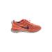 Nike Sneakers: Orange Print Shoes - Women's Size 8 - Almond Toe