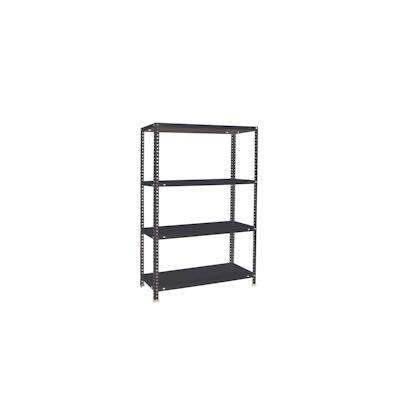 PROREGAL Schraubregal PANDA MID | HxBxT 150x110x50cm | Fachlast 90kg | Anthrazit | Regal Standregal Werkstattregal Lagerregal Kellerregal Image