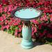 Ceramic Birdbath - Tranquil Blue Oasis