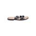 Christian Louboutin Sandals: Black Solid Shoes - Women's Size 41.5 - Open Toe