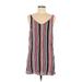 Urban Outfitters Casual Dress - Shift: Black Stripes Dresses - Women's Size Small