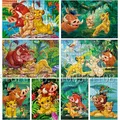 Puzzle le roi Lion pour adultes jouets de décompression 300/500/1000 pièces Simba Disney