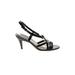 Cole Haan Heels: Slingback Stiletto Cocktail Party Black Print Shoes - Women's Size 9 - Open Toe