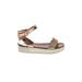 Mia Sandals: Gold Shoes - Women's Size 4 - Open Toe