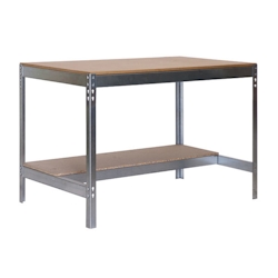PROREGAL Werkbank BUFFALO | HxBxT 84x90x76cm | Traglast 400kg | Verzinkt | Werktisch Arbeitstisch Arbeitsbank Image