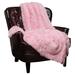 Chanasya Super Soft Shaggy Fur Throw Blanket Polyester | 10 W in | Wayfair CAN-CT-SOLID-LONGFUR-PINK-60X70