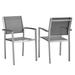 Modway Patio Dining Armchair in Gray | Wayfair 665924527608