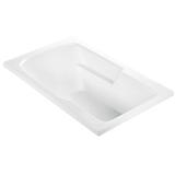 MTI Baths Wyndham 1 59.75" Bathtub in White | 59.75 W x 35.75 D in | Wayfair P05-WH