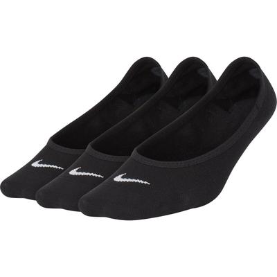 Nike Damen Lightweight Footie Training Socks (3Paar) schwarz