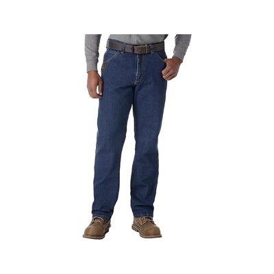 Wrangler Men's Riggs Advanced Comfort Five Pocket Jeans, Mid Stone SKU - 772818