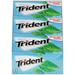 Trident Gluten Free; Sugar Free; Mint Gum 14 ct - Case of 144