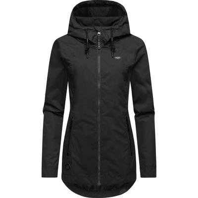 Outdoorjacke RAGWEAR "Zuzka", Damen, Gr. XXL (44), grau (dunkeltitanfarben), Außenmaterial: 100% Polyester, Innenfutter: 100% Polyester, casual, tailliert Po-bedeckend, hoch geschlossener Ausschnitt, Langarm mit Knöpfen,Ärmel mit Ärmelschlitz... Image