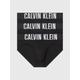 Hipster CALVIN KLEIN UNDERWEAR "HIP BRIEF 3PK" Gr. S (48), 3 St., schwarz (black, black, black) Herren Unterhosen Herrenwäsche