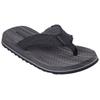 Zehentrenner SKECHERS "TANTRIC-FRITZ", Herren, Gr. 47,5, schwarz, Textil, used, casual, Schuhe, Sommerschuh, Schlappen, Poolslides, Badeschuh, mit weichem Zehensteg