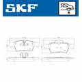 SKF Bremsbelagsatz, Scheibenbremse Hinten Rechts Links für MERCEDES-BENZ G-Klasse G 55 AMG R-Klasse R 350 CDI 4-matic CGI Gl-Klasse GL M-Klasse ML