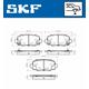 SKF Bremsbelagsatz, Scheibenbremse Hinten Rechts Links für JEEP Renegade 1.6 1.4 4x4 CRD 2.0 FIAT 500x D Multijet 1.3 1.0 T-GDi