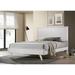 Latitude Run® Aimar Standard Bed in White Wood in Brown/White | 53.75 H x 63.9 W x 84.85 D in | Wayfair DAA1DEAA90044758BA82F675909C7F8A