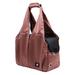 GROOMY Pet Purse - Style C Polyester in Pink | 11.8 H x 7.87 W x 15.35 D in | Wayfair pink-pet-purse-style-c