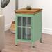 Winston Porter Regniald Metal Nightstand Wood/Metal in Green | 20.07 H x 12.21 W x 15.76 D in | Wayfair C3A7B352B2DA4DAD80F0C1151CB9D8C2