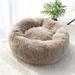 Pet Artist Pet Dog Cat Plush Calming Bed Comfy Round Donut Beds Fluffy Cave House Sleeping Mat Mattress Pad
