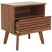 George Oliver Kunio Nightstand Wood in Brown | 24.25 H x 21.65 W x 15.18 D in | Wayfair EADA885A1EBF46639C2B0203606B0AE9