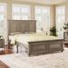 Alcott Hill® Cherronda Bed Wood in Gray | 52.8 H x 80.6 W x 79.1 D in | Wayfair F11A070FBCA14ECD898D2DCB6FAD7B51