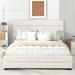 Latitude Run® Upholstered Platform Bed w/ Trundle & Two Drawers Wood in Brown | 42.99 H x 85.49 W x 64.49 D in | Wayfair