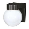Nuvo Lighting 77/140 Single Light Wall Mounted Utility Fixture with White Glass