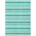 Addison Rugs Chantille ACN531 Turquoise 9 x 12 Indoor Outdoor Area Rug Easy Clean Machine Washable Non Shedding Bedroom Living Room Dining Room Kitchen Patio Rug